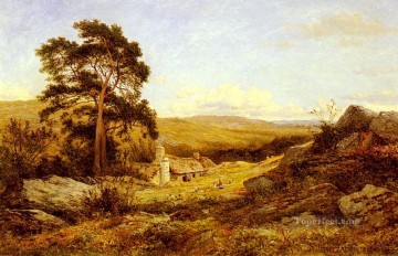Un paisaje de oveja galesa Fram Benjamin Williams Leader Pinturas al óleo